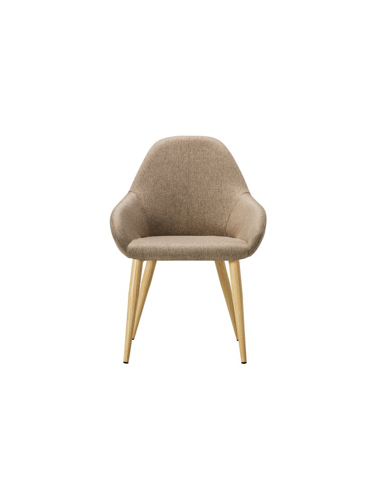 Кресло Kent Сканди браун / натуральное