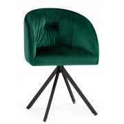 зеленый велюр / черный