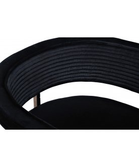 Дизайнерский стул GY-8504STUL-CHERN черный / хром