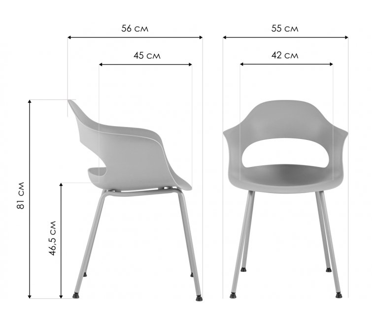 Кресло Стюарт серо-зеленое