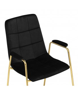 Стул-кресло black / gold