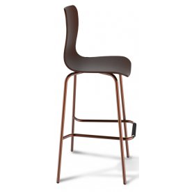 Стул барный SHT-S49 медный / коричневый