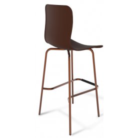 Стул барный SHT-S49 медный / коричневый