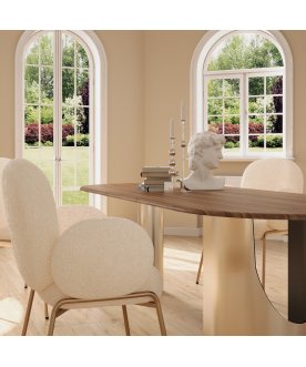 Стул дизайнерский Enchantment бежевый