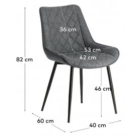 Стул на металлокаркасе Affair