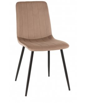 Металлический стул Alan brego 34 бежевый / черный