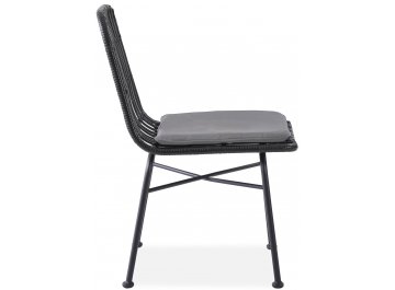 Стул на металлокаркасе K401 из ротанга