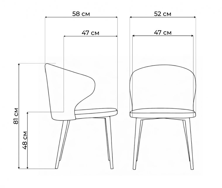 Стул на металлокаркасе Алсисар катания изумруд / черный