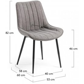 Стул на металлокаркасе Anant