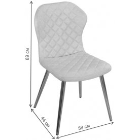 Стул на металлокаркасе Анкона Z-4 ЧР61