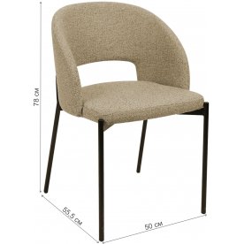 Стул на металлокаркасе Asti