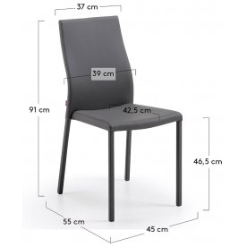 Стул на металлокаркасе Aura