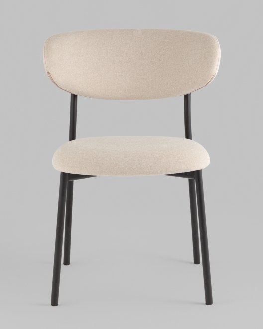 Стул на металлокаркасе Лайла, бежевый