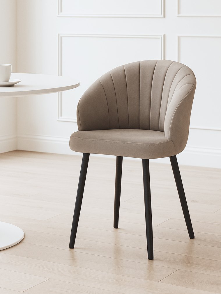 Стул на металлокаркасе Бэнбу крутящийся marseille 16 данс / черный