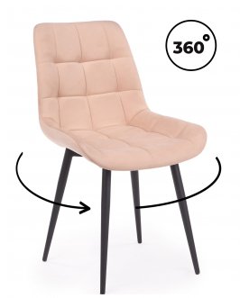 Стул на металлокаркасе Стронг бежевый (zd 210) / черный