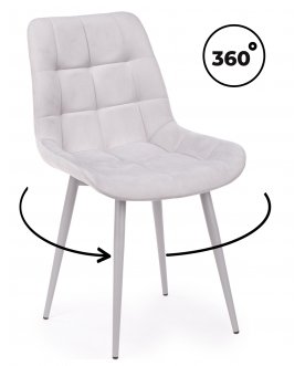 Стул на металлокаркасе Стронг светло-серый (zd 960) / серый