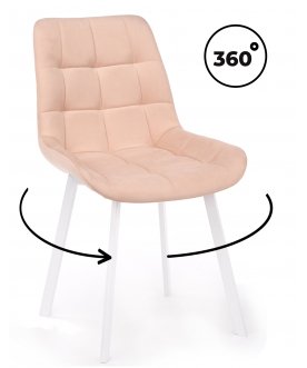 Стул на металлокаркасе Стронг бежевый (zd 210) / белый