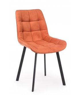 Стулья на металлокаркасе Челси 360 терракотовый (zd 432) / черный