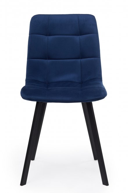 Стул на металлокаркасе Чилли синий / черный
