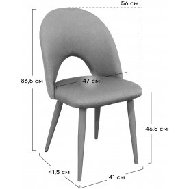 Стул на металлокаркасе Cleo
