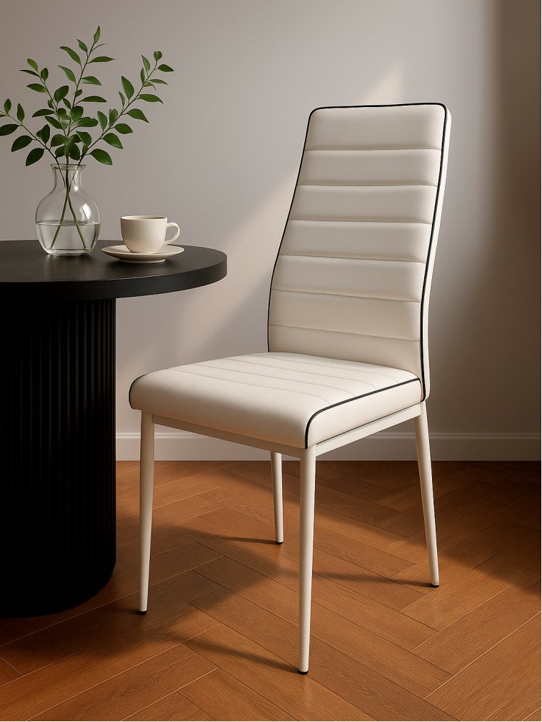 Стул на металлокаркасе DC2-001 white / black