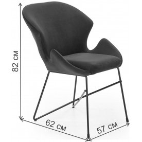 Стул на металлокаркасе K458