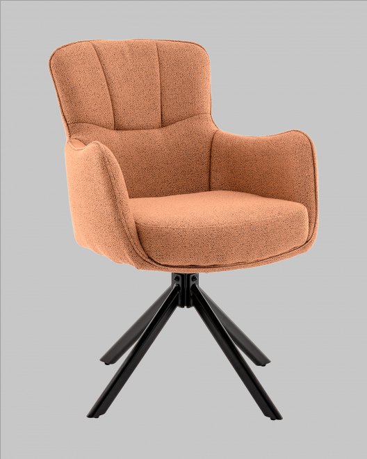 Стул на металлокаркасе Eima терракотовый