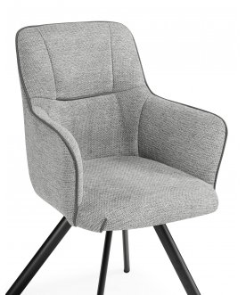 Стул-кресло Elis gray / dark gray / black