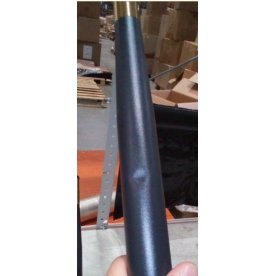 Стул на металлокаркасе Flor gray / brown / black