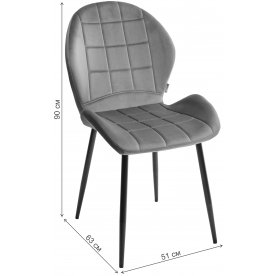 Стул на металлокаркасе Flower