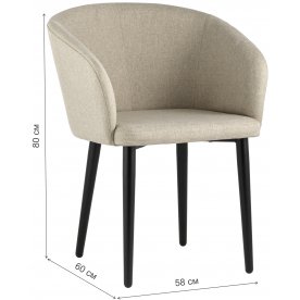 Стул на металлокаркасе Габел