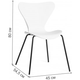Стул на металлокаркасе Jacobsen/Якобсен мод. dc 102-1