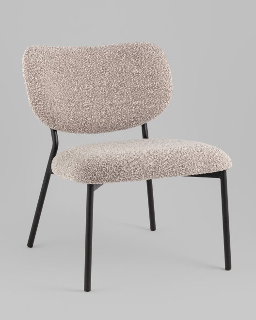 Стул на металлокаркасе Джеймс, серый