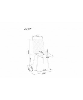 Стул на металлокаркасе Jerry