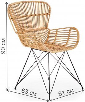Стул на металлокаркасе Калми