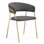 Kamelia 1 dark gray / gold
