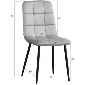 Стул на металлокаркасе C919/DC809 круглый