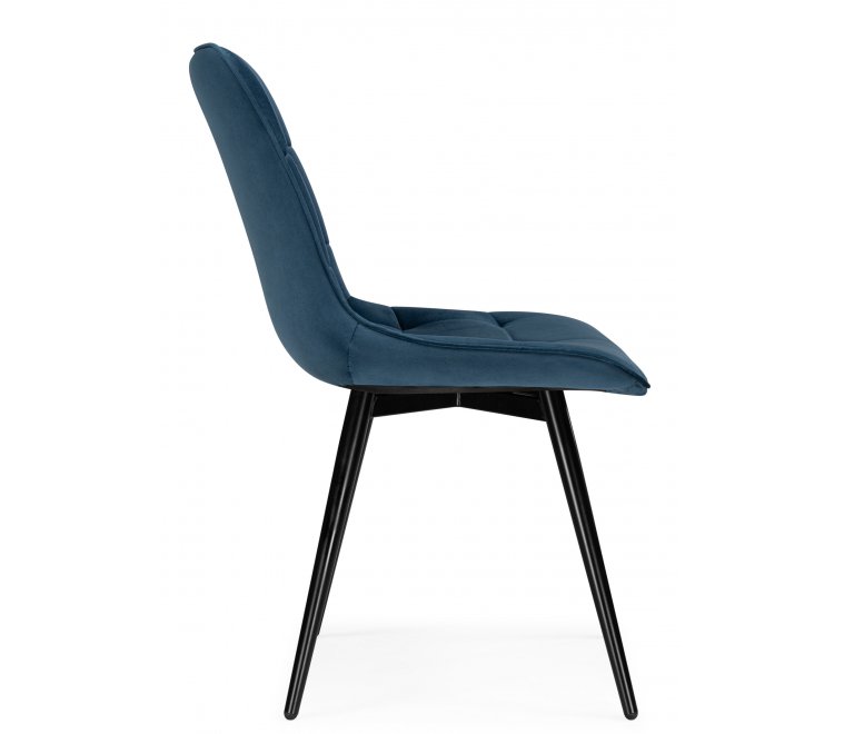 Стул на металлокаркасе Хофман вращающийся механизм темно-синий / черный