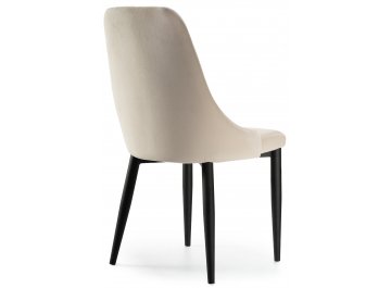 Стул на металлокаркасе Kora beige / black