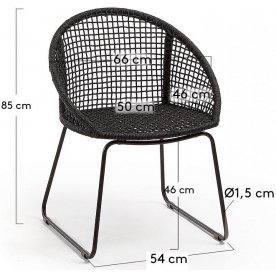 Стул на металлокаркасе Sandrine