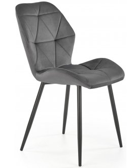 Стул на металлокаркасе K453 серый / черный