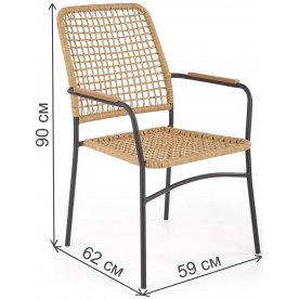 Стул на металлокаркасе K457