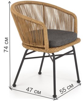 Стул на металлокаркасе K400