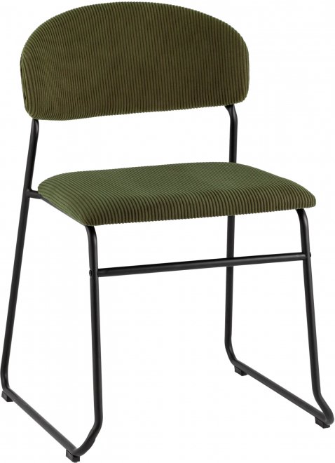Стул на металлокаркасе Loftys зеленый