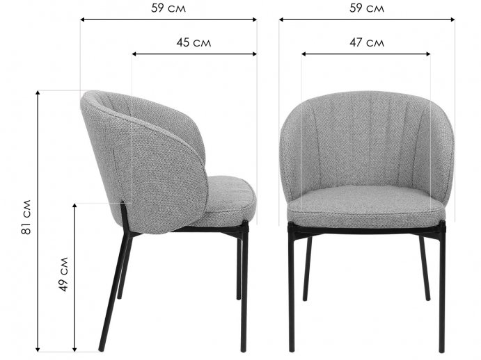 Стул на металлокаркасе Milan бирюзовый