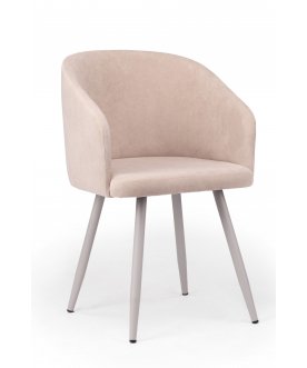 Стул-кресло Монер светло-серый (glory 36) / серый