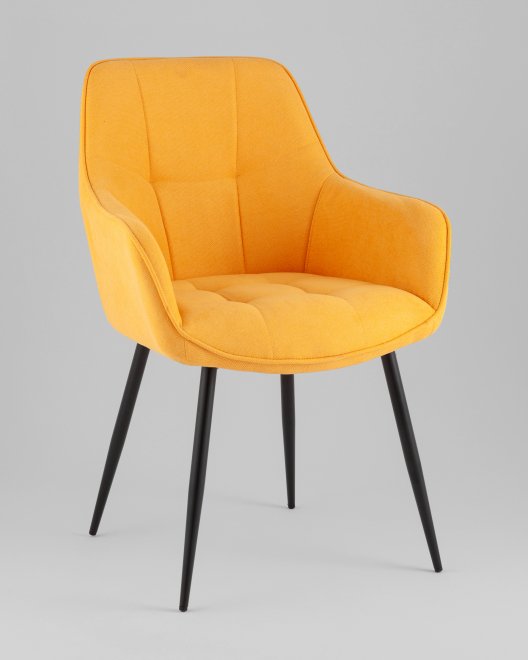 Стул на металлокаркасе Noa желтый