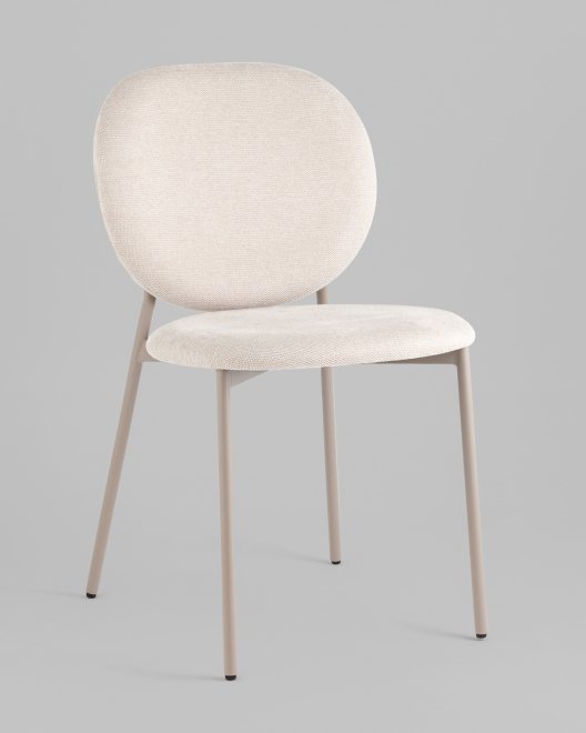 Стул на металлокаркасе Пио бежевый