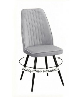 Стул на металлокаркасе поворотный DikLine 327 черный