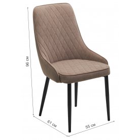 Стул на металлокаркасе Турин